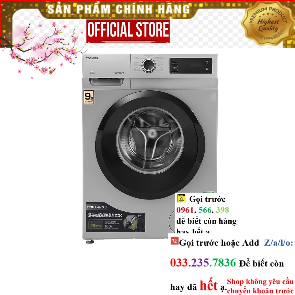 SALE> Máy giặt Toshiba Inverter 9.5 Kg TW-BK105S3V(SK) <