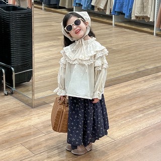 Set áo ren + chân váy phong cách hàn quốc cho bé gái