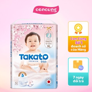 Tã quần Nhật Bản Takato siêu mềm mại (XL, 62 miếng)