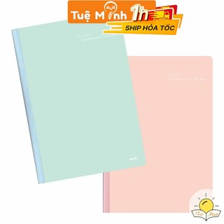Vở Klong B5 200 trang Dot grid chấm MS 839 may dán gáy bìa Pastel hiện đại VPPTUEMINH, sổ tập Klong