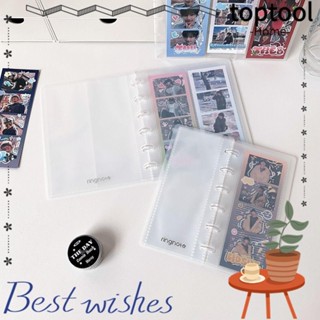 Toptool Album Ảnh, Hộp Đựng Photocard Lá Rời Nấm, Chất Kết Dính Bộ Sưu Tập Thẻ Thần Tượng Trong Suốt Dọc Chất Lượng Cao