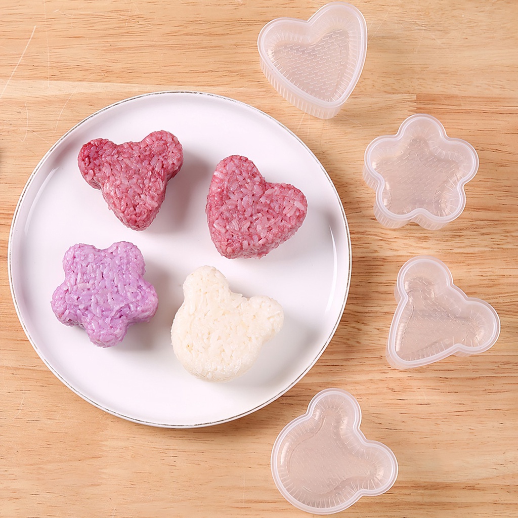 Khuôn làm cơm nắm bento tạo hình cho bé ăn dặm