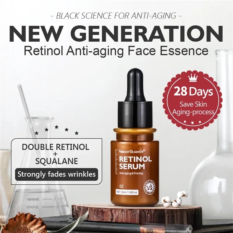 Retinol serum Dưỡng Ẩm Làm Trắng Da Chống Nếp Nhăn Lão Hóa 30ml