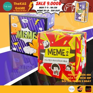 Bộ bài MEME 2 gồm 200 lá, bộ bài chơi cùng nhóm bạn siêu lầy lội và mãi mận
