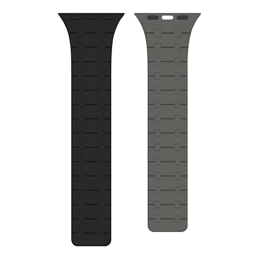 Silicone Dây Đeo Silicon Có Nam Châm Cho Đồng Hồ Thể Thao Thông Minh 44Mm 42 40mm 38mm 38mm 9 8 ultra2 49mm 7 41