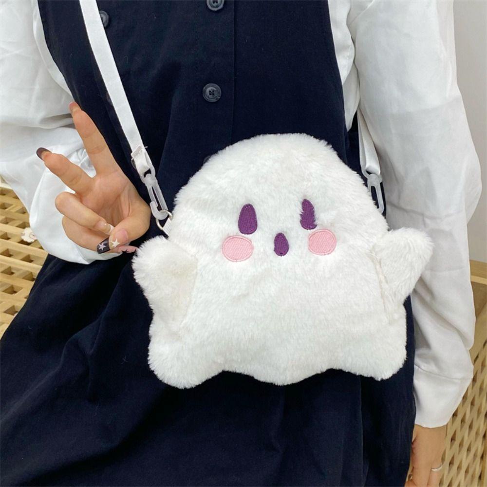 Fuzou Túi Xách Đeo Vai Hình Búp Bê Nhồi Bông Cỡ Lớn Dễ Thương Cho Nữ