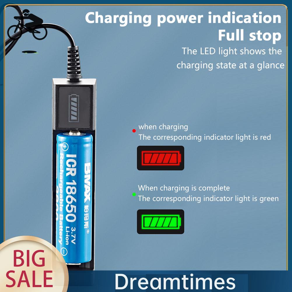 1 Bộ Sạc Pin lithium 1 Rãnh Cho 16340 14500 18650 26650 3.7v
