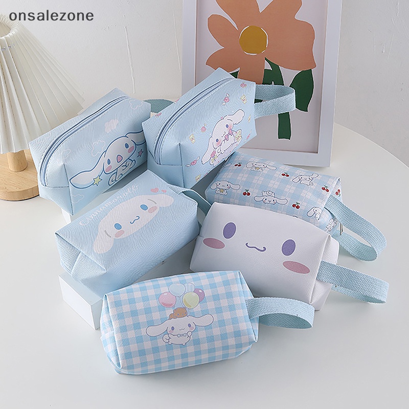 SANRIO Onsale Túi Đựng Bút Chì Sức Chứa Lớn Họa Tiết Hoạt Hình cinnamoroll Đáng Yêu Cho Học Sinh Mới