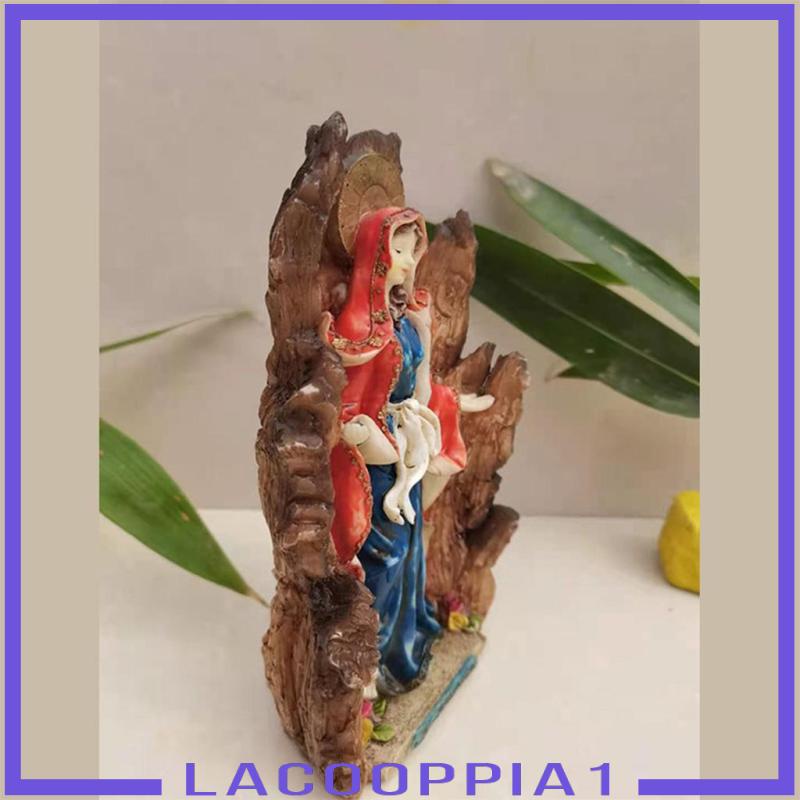 Tượng Công Giáo Nhỏ Bằng Nhựa resin Kích Thước 8.66 "Để Bàn Trang Trí