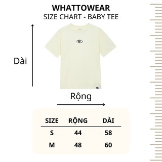 Áo thun BABYTEE LOGO W - Whattowear