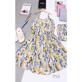 ĐẦM TOLE DÂY KÈM QUẦN (M-XL)