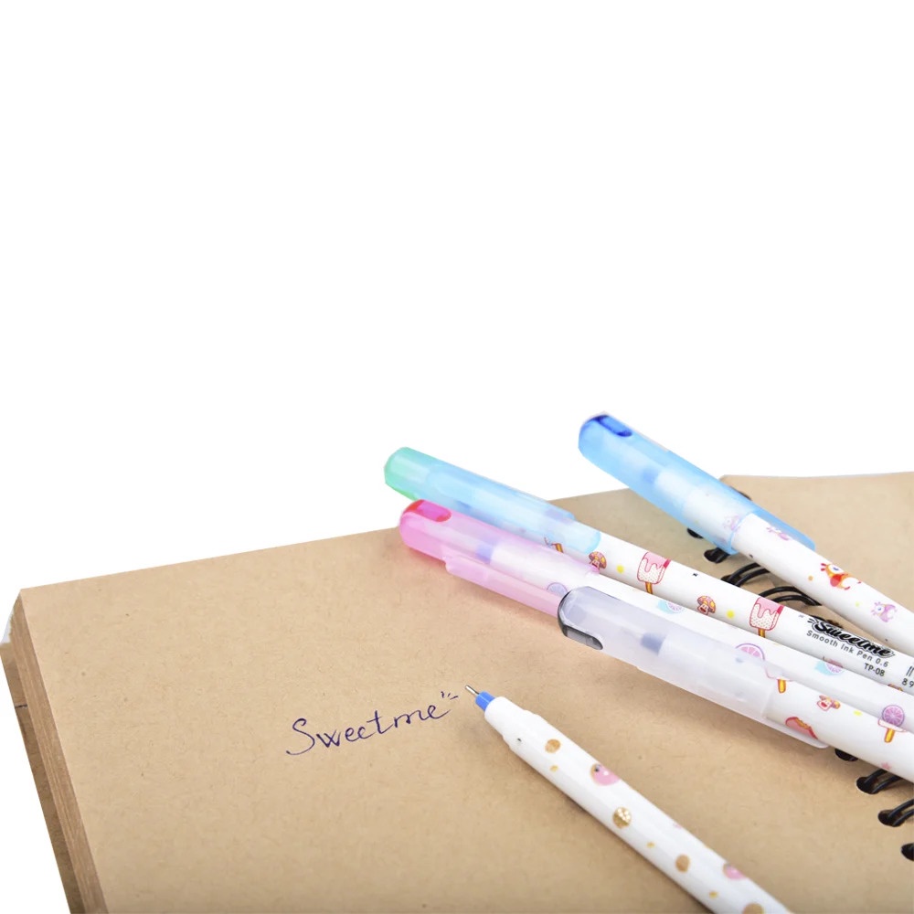 Bút đùn, Bút bi nến Thiên Long TP-08 Sweetme Ngòi 0.6mm Nét Thanh Mảnh shop 10k
