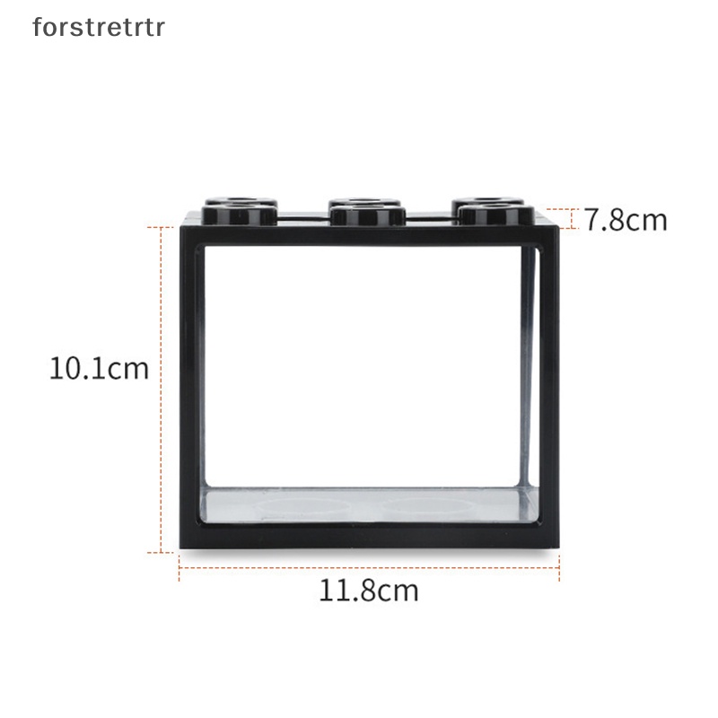 Forstretr Bể Cá mini Có Đèn led Trang Trí Nhà Ở / Văn Phòng