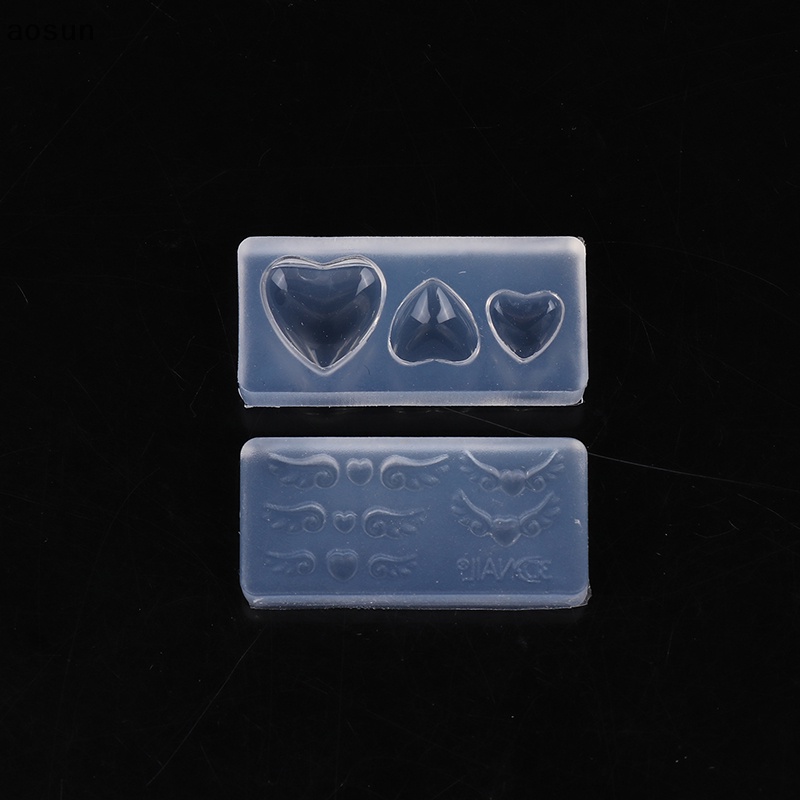 Aosun Khuôn silicone Hình Gấu 3d Dùng Để Trang Trí Móng Nghệ Thuật diy