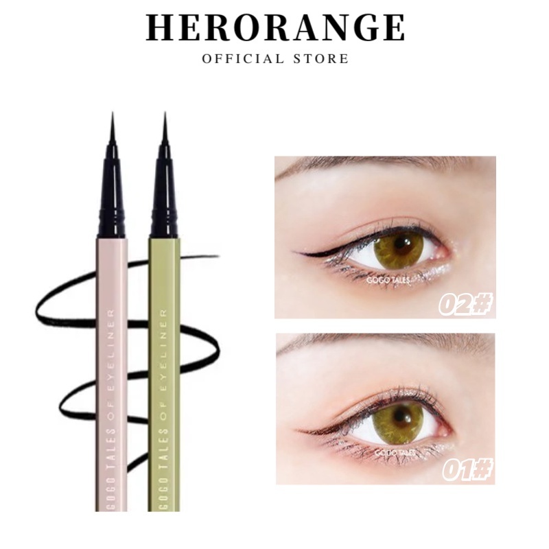 Bút kẻ mắt Her Orange Gogo Tales dạng lỏng trang điểm mí mắt dưới lâu trôi