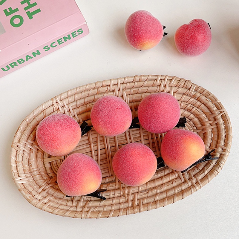 1 Kẹp Tóc Hình Trái Cây Dễ Thương Cho Bé Gái