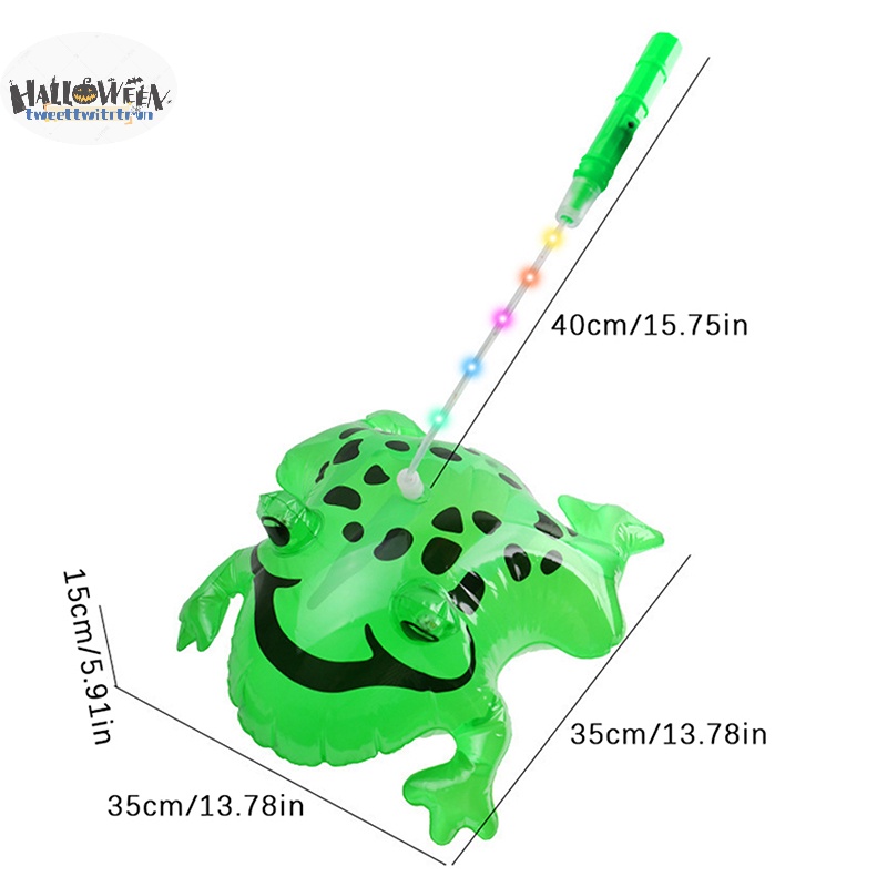 1 Bong Bóng Bơm Hơi Hình Ếch Xanh Vui Nhộn Trang Trí Tiệc Sinh Nhật / Đám Cưới Cho Bé