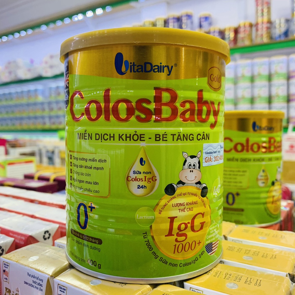 SỮA COLOSBABY 0+  BỔ SUNG SỮA NON GIÚP TĂNG CƯỜNG MIỄN DỊCH