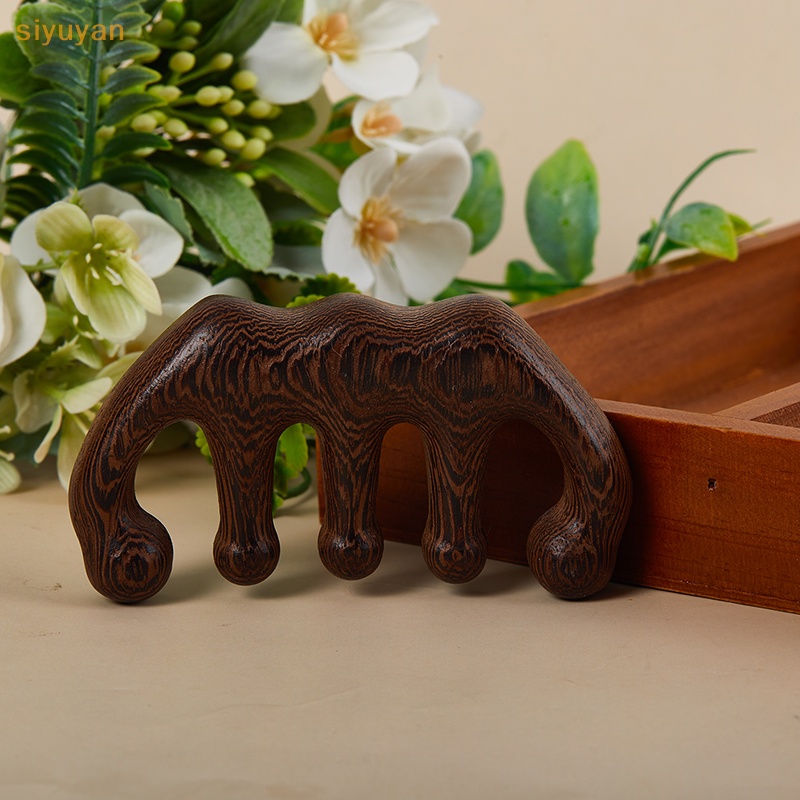 Siyuyan meridian Lược Chải Tóc Mát Xa Da Đầu Cầm Tay Răng Thưa Tiện Dụng vn