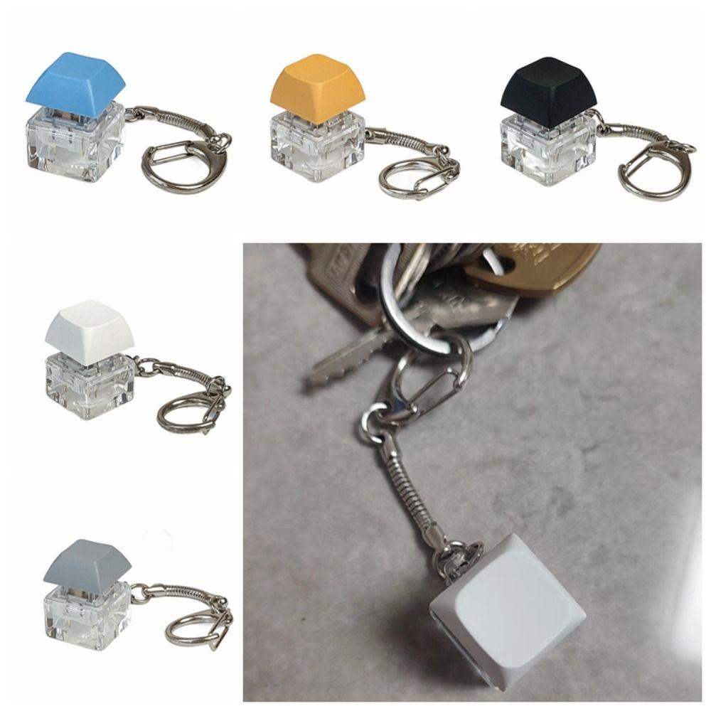 Móc Khóa Hình Bàn Phím Cơ daron1 Bằng abs Không Có Đèn led Vui Nhộn