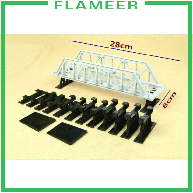 Ho oo Mô Hình Cây Cầu Đường Ray Xe Lửa Trang Trí Phong Cảnh