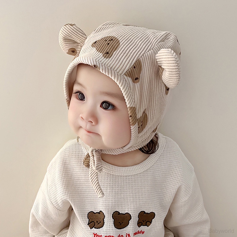 Mũ Tai Gấu Hoạt Hình Xinh Xắn Cho Bé