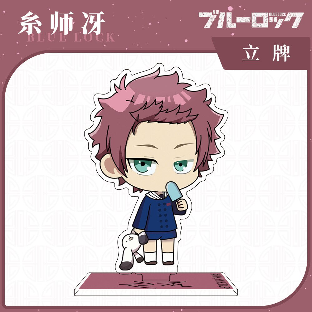 Mô hình Standee chibi Anime BLUE LOCK tượng acrylic anime chibi mô hình trưng bày decor góc học tập để bàn