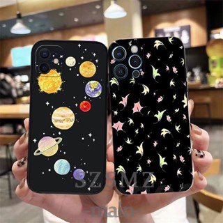 LBM| Ốp lưng Đối với iPhone 6 6s 7 8 Plus X Xr Xs Max 11 12 13 14 15 Pro Max Plus Soft Heartstopper Cosmic Galactic Planet Case