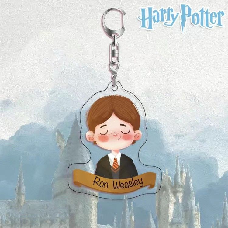 Harry potter Móc Khóa Hai Mặt Bằng acrylic Hình Nhân Vật Hoạt Hình Trong harry potter