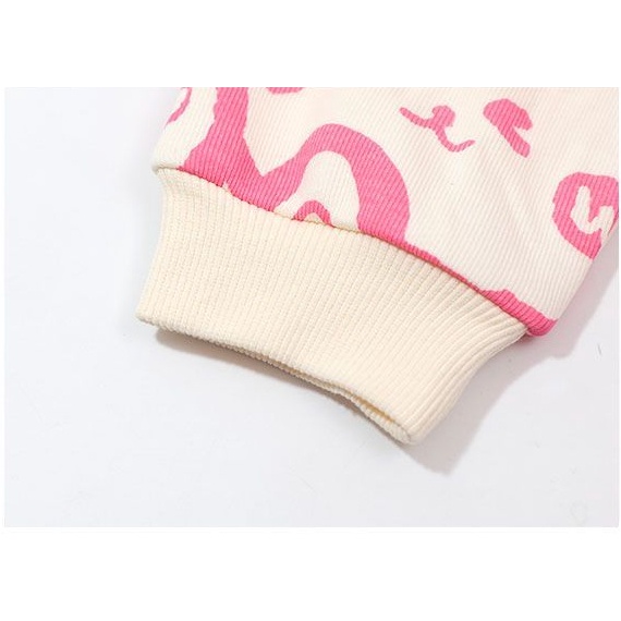 Áo hoodies Tay Dài Đáng Yêu Cho Bé Gái 2-9 Tuổi Thời Trang