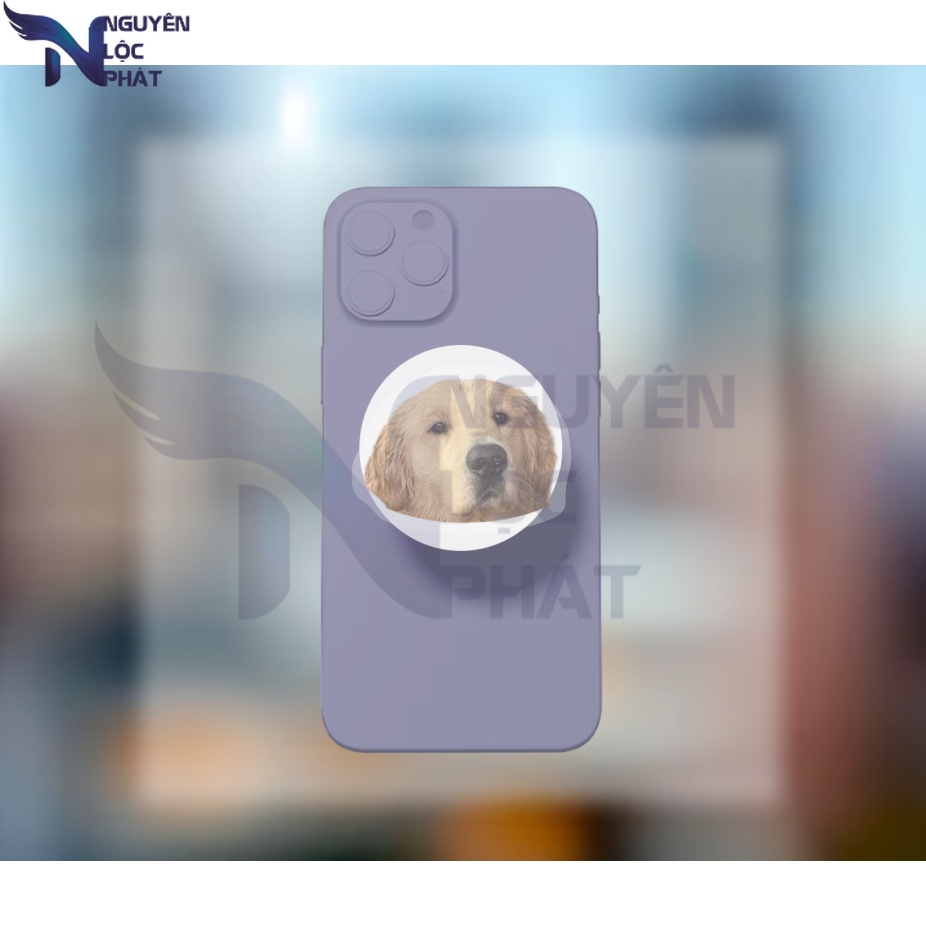 POPSOCKET Giá đỡ điện thoại HÌNH CHÓ - MÈO chibi dễ thương nlpshop