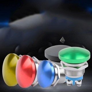 Nút nhấn kim loại 22mm 1no hình nấm