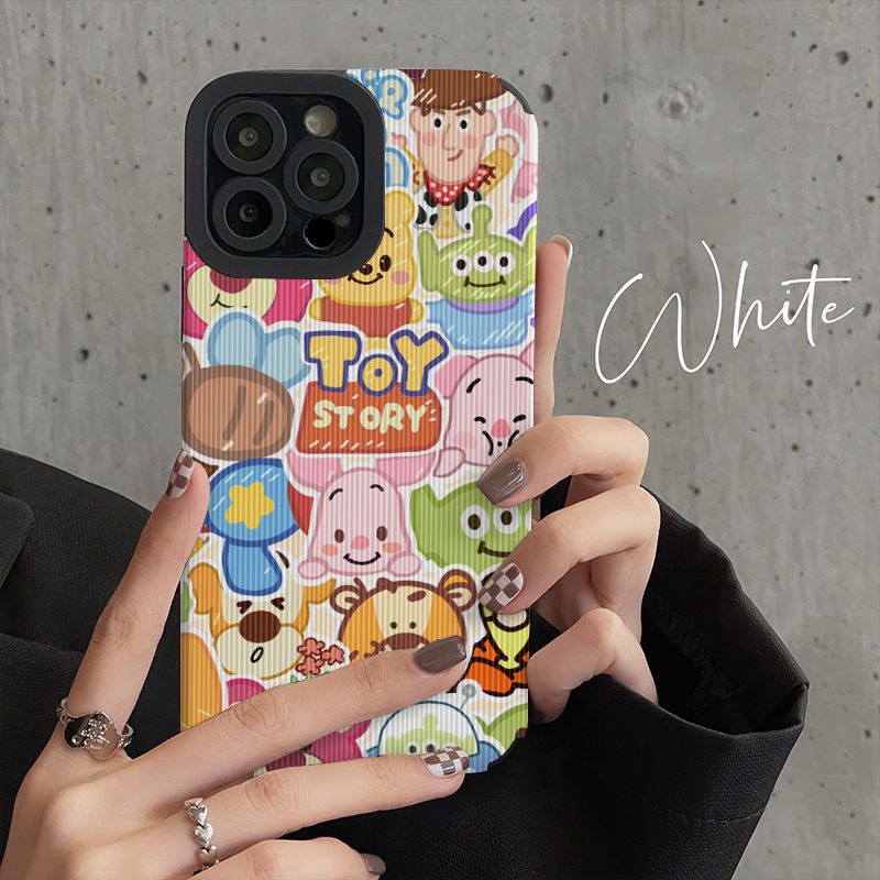 DISNEY Dễ Thương Ốp Điện Thoại Silicon Da Mềm Hình toy story Cho iphone 7 8 plus se x xr xs max 11 12 13 14 15 pro max 14 1 5 plus