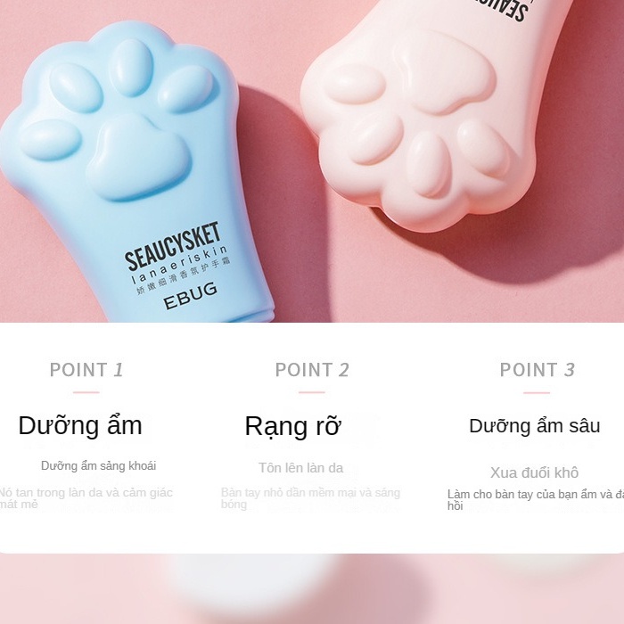 Kem Dưỡng Da Tay Chiết Xuất Chân Mèo 80g Dưỡng Ẩm Và Tái Tạo Làn Da