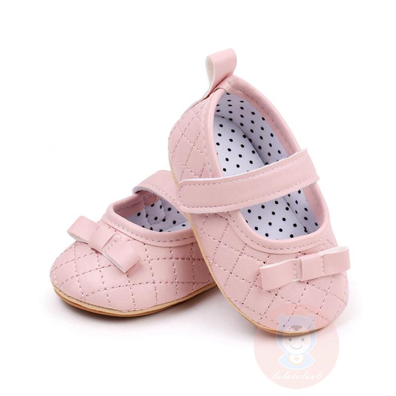 Giày Công Chúa Đính Nơ Chống Trượt Cho Bé Gái laa6-baby