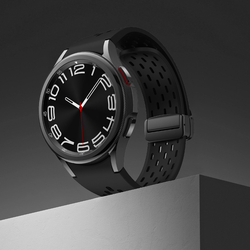 Silicone Dây Đeo Silicon Từ Tính Cho Đồng Hồ Thông Minh samsung galaxy watch 6 / 4 classic 47mm 46mm watch5 pro 6 / 4 40mm44mm