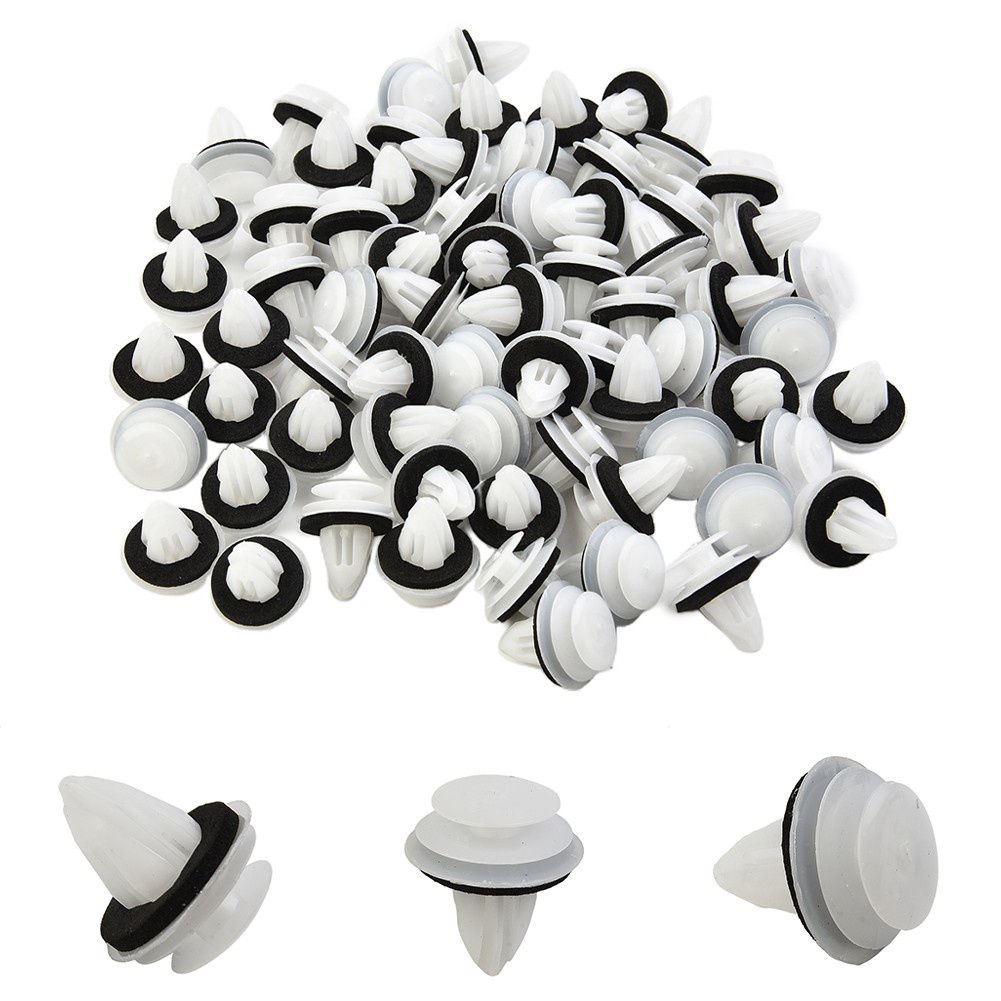 100pcs đinh tán nhựa cho cửa xe hơi, ô tô 9.9mm , chốt tappi