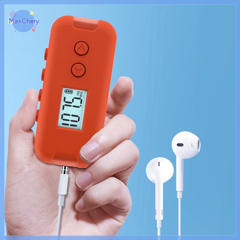 Radio fm mini Bỏ Túi 50-108mhz Có Màn Hình lcd Tiện Dụng Mới