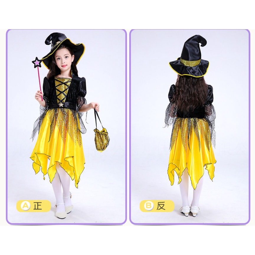 Bộ Đồ Hóa Trang Phù Thủy Hóa Trang halloween Cho Bé Trai / Bé Gái
