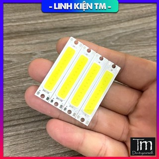 4 cái bóng đèn led cob 3w 3v 10x45mm siêu sáng