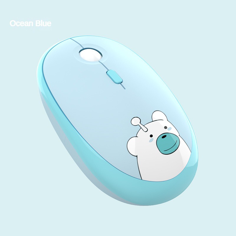 Ofi Chuột Không Dây Hình Gấu hello Kitty Màu Hồng Dễ Thương Thông Dụng Để Bàn Cho Học Sinh / Văn Phòng