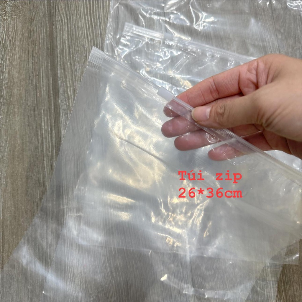Túi zip đựng đồ đi sinh cho mẹ và bé kích thước 26*36cm