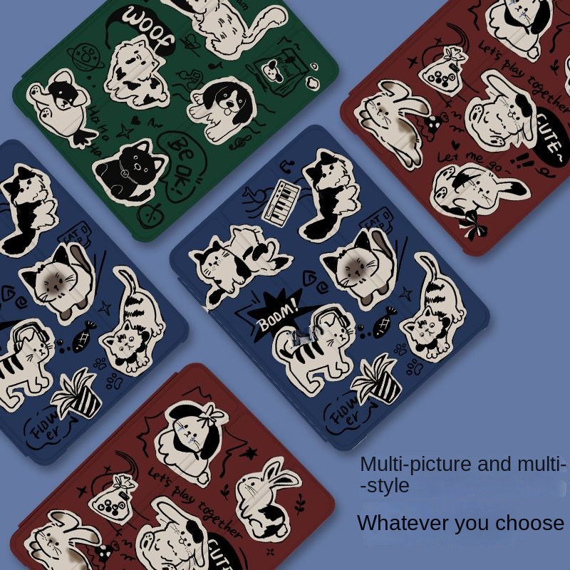 Ốp Máy Tính Bảng silicone Trong Suốt Nắp Lật Cho ipad air 5 gen9 gen8 gen7 pro11 air 3 gen5 gen6 gen10 mini 4 5 ipad