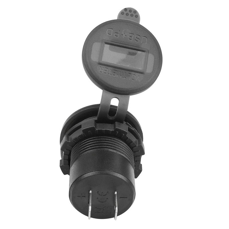 Ổ CắM usb 12v-24v 48w ChốNg NướC pd and qc3.0 + ĐèN led Cho Xe Hơi / Xe TảI / Xe Hơi