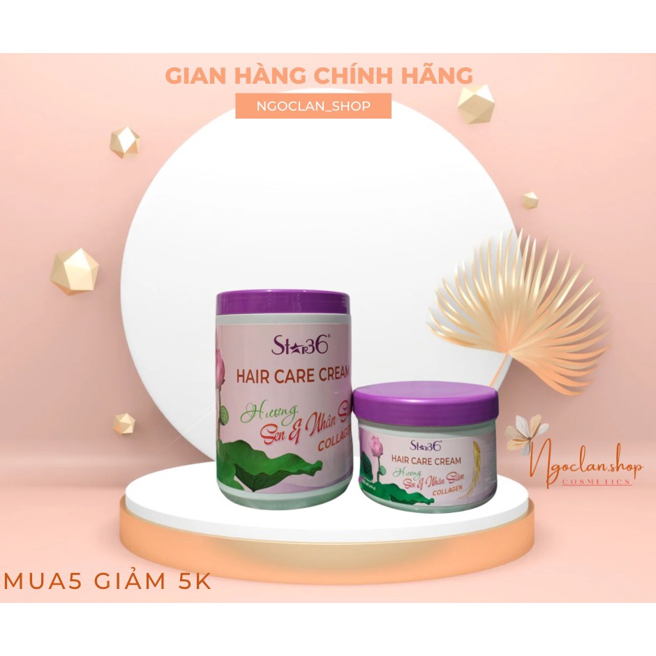 HẤP Ủ TÓC HOA SEN COLLAGEN STAR 36 - 1000ML