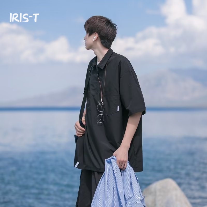 Iris-T áo phông nam Áo Thun phông áo nam thun Áo Thun Form Rộng Ngắn Tay Unisex MTX23936Y5 39Z230925