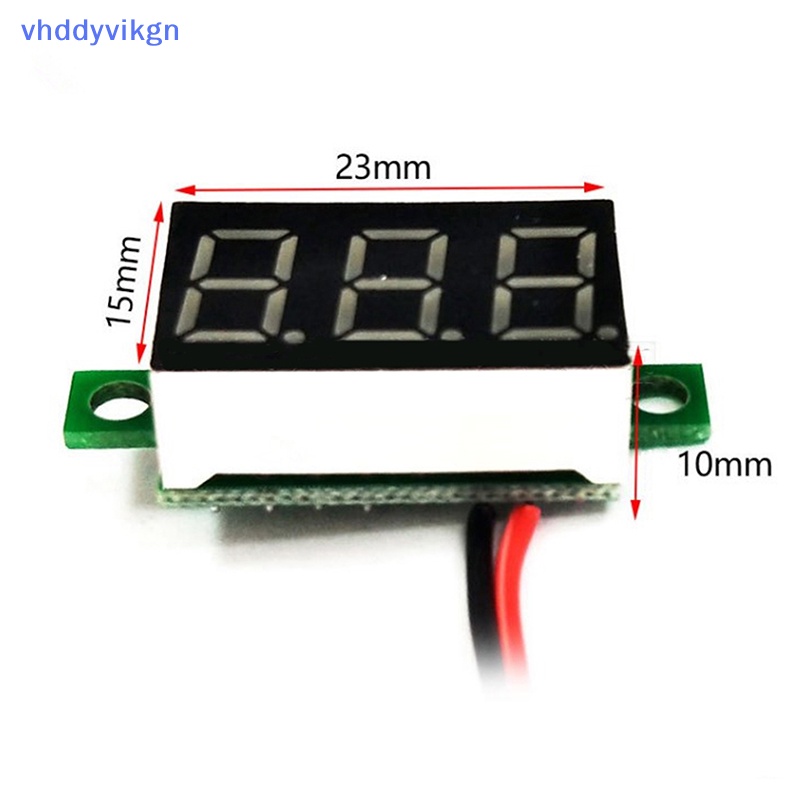 Vôn Kế Kỹ Thuật Số vhdd mini 0.36 inch dc4.5v-30v Có Màn Hình led Hiển Thị Cho Xe Mô Tô vn