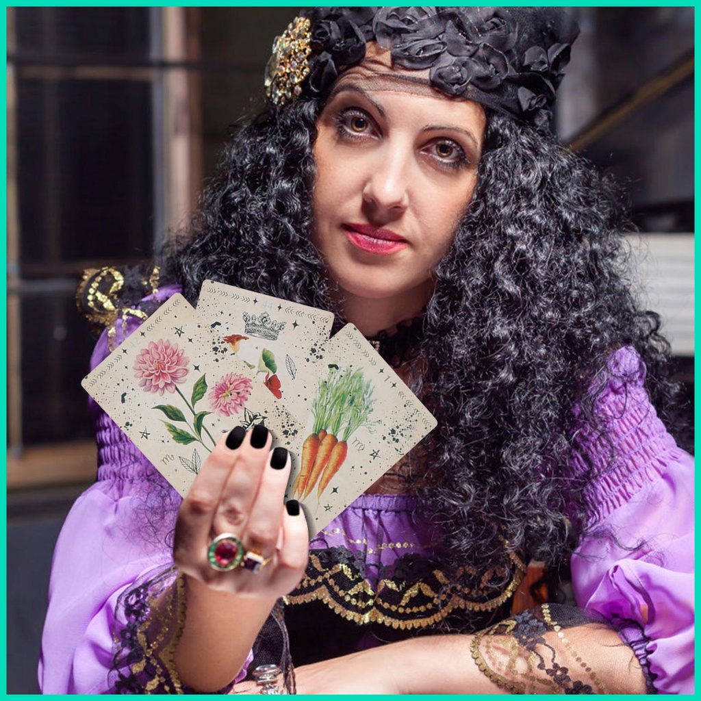 Bộ Bài tarot Bí Mật oracle Màu Xanh Lá Cổ Điển
