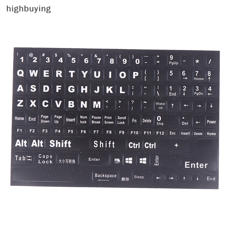 Miếng Dán Trang Trí Bàn Phím 120 Phím Chống Thấm Nước Chất Lượng Cao Mới