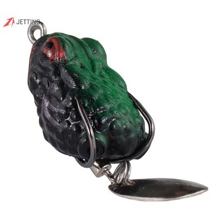 Mồi Câu Cá Giả Ếch Sấm Sét 2.5cm 3g Màu Đen